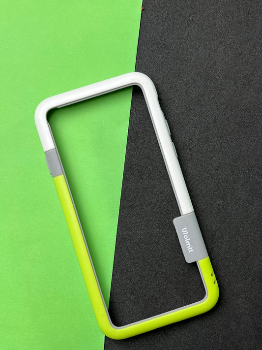 Walnut Green White Bumper ring for iPhone