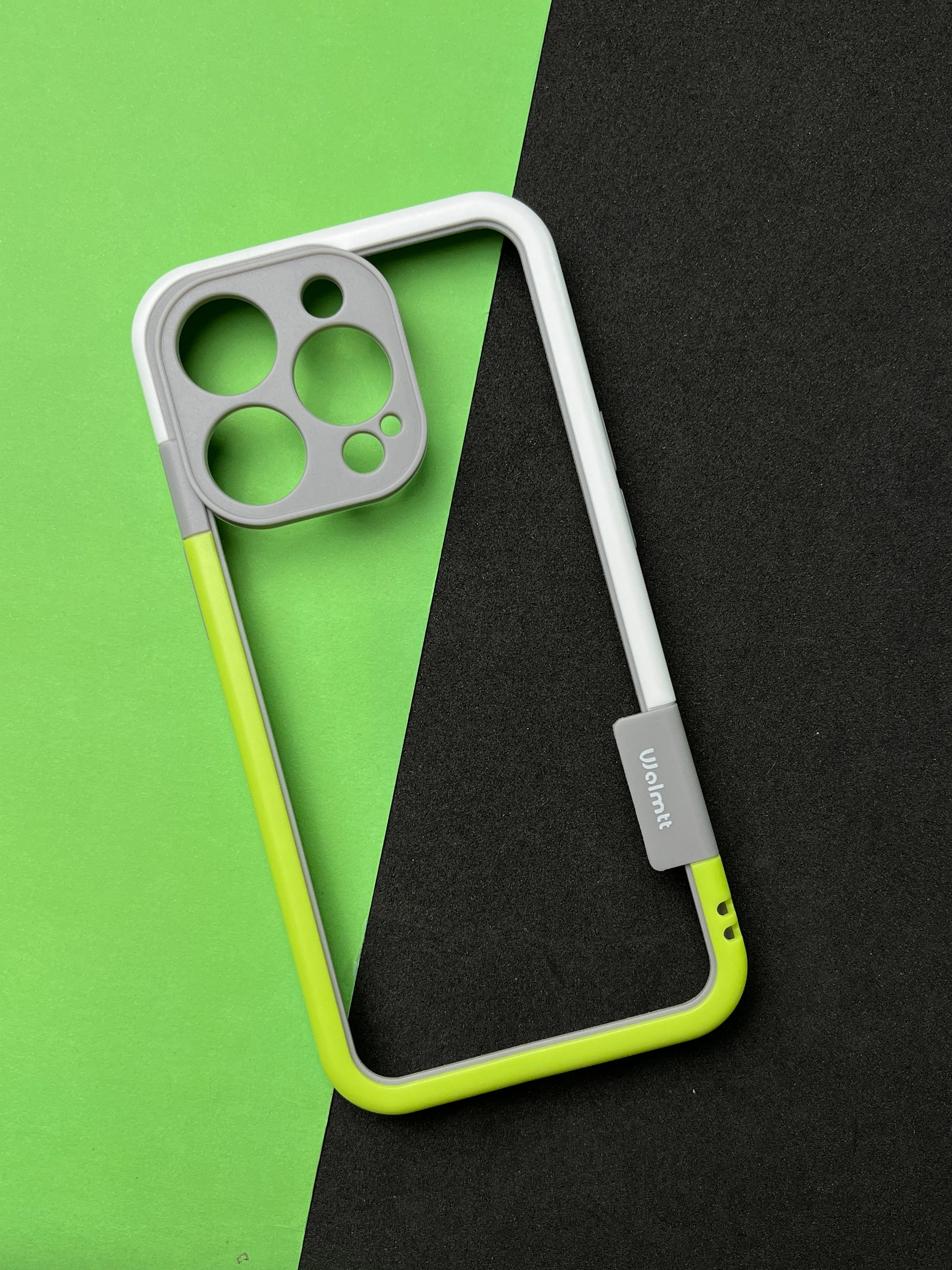 Walnut Green White Bumper ring for iPhone - GenZ