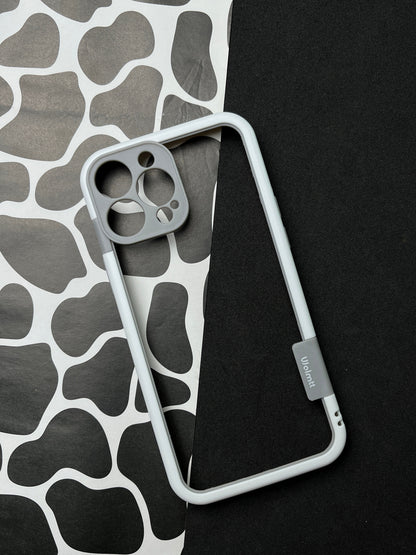 Walnut White Bumper ring for iPhone