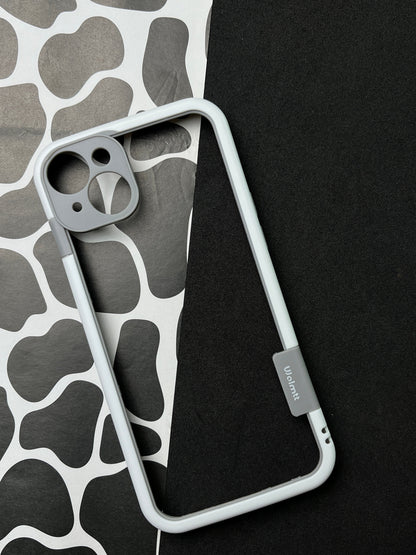 Walnut White Bumper ring for iPhone