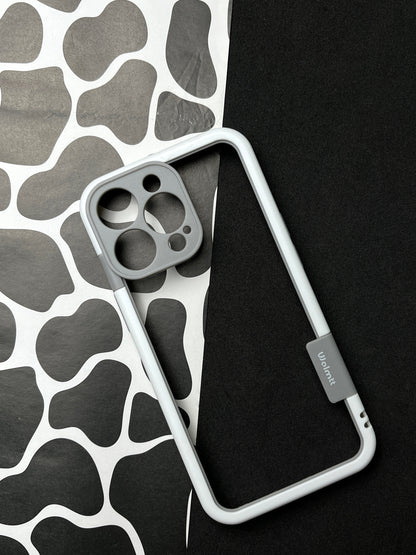 Walnut White Bumper ring for iPhone