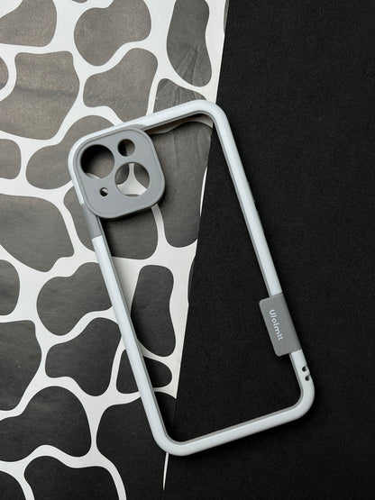 Walnut White Bumper ring for iPhone