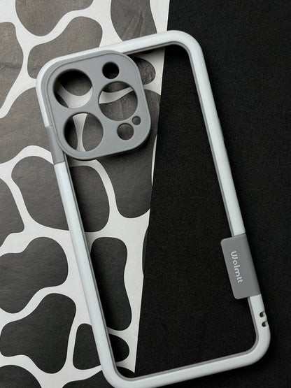 Walnut White Bumper ring for iPhone