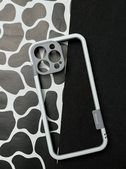 Walnut White Bumper ring for iPhone