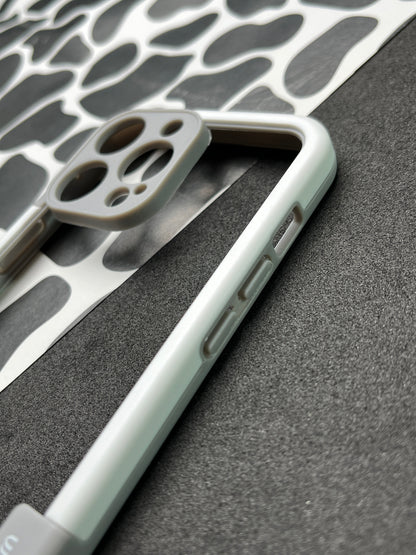 Walnut White Bumper ring for iPhone