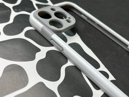 Walnut White Bumper ring for iPhone