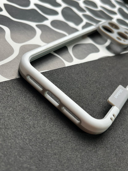 Walnut White Bumper ring for iPhone