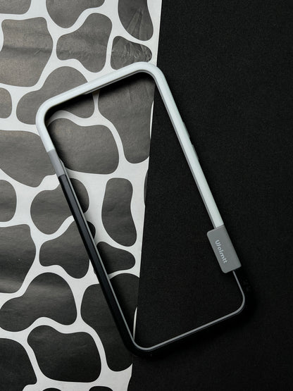 Walnut Black White Bumper ring for iPhone