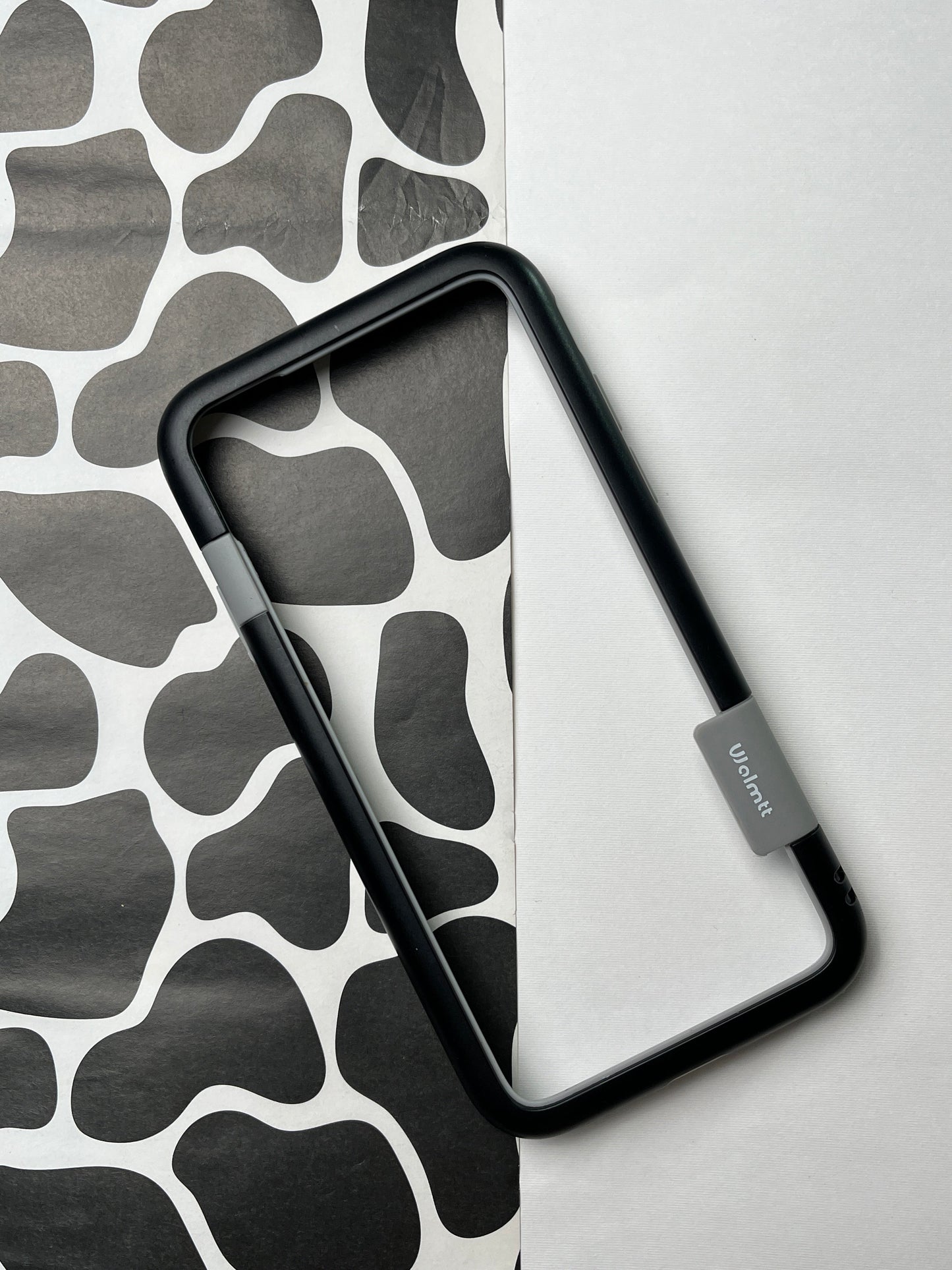 Walnut Black Bumper ring for iPhone