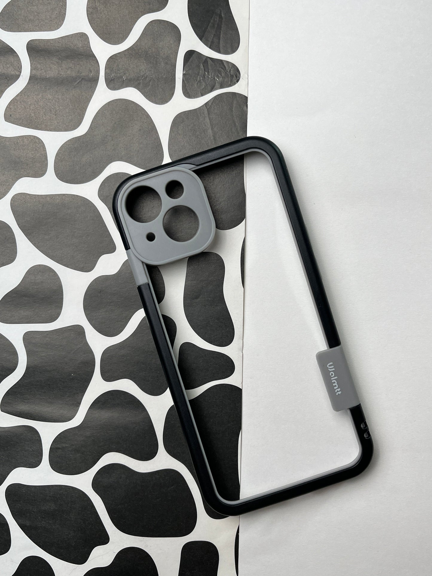 Walnut Black Bumper ring for iPhone