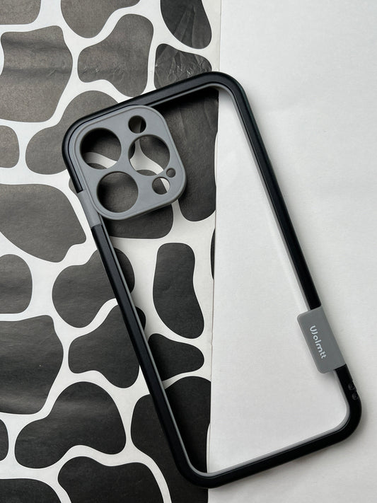 Walnut Black Bumper ring for iPhone