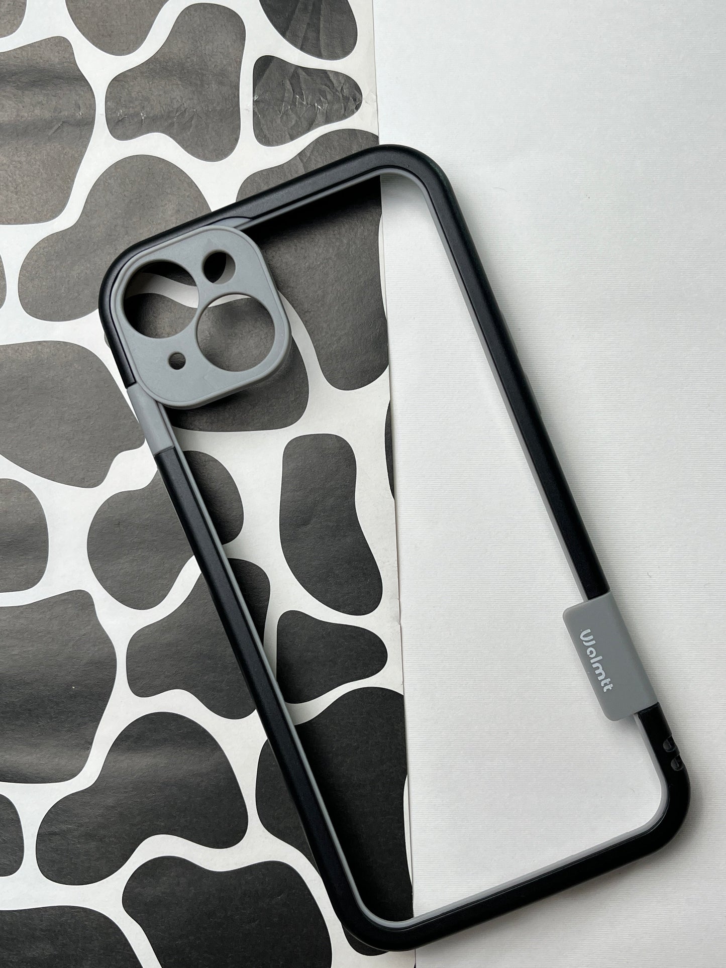 Walnut Black Bumper ring for iPhone