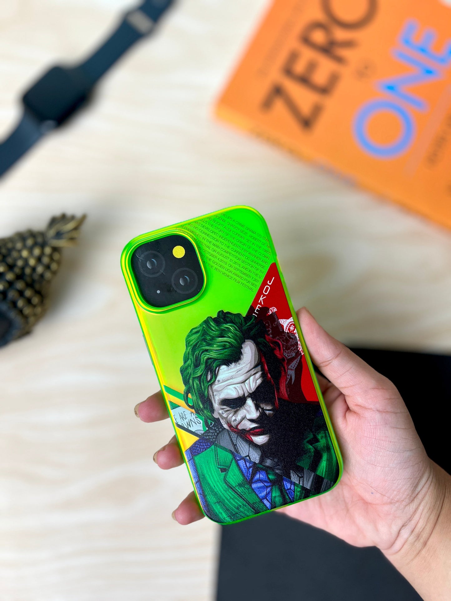 Jocker Face Neon Case For iPhone