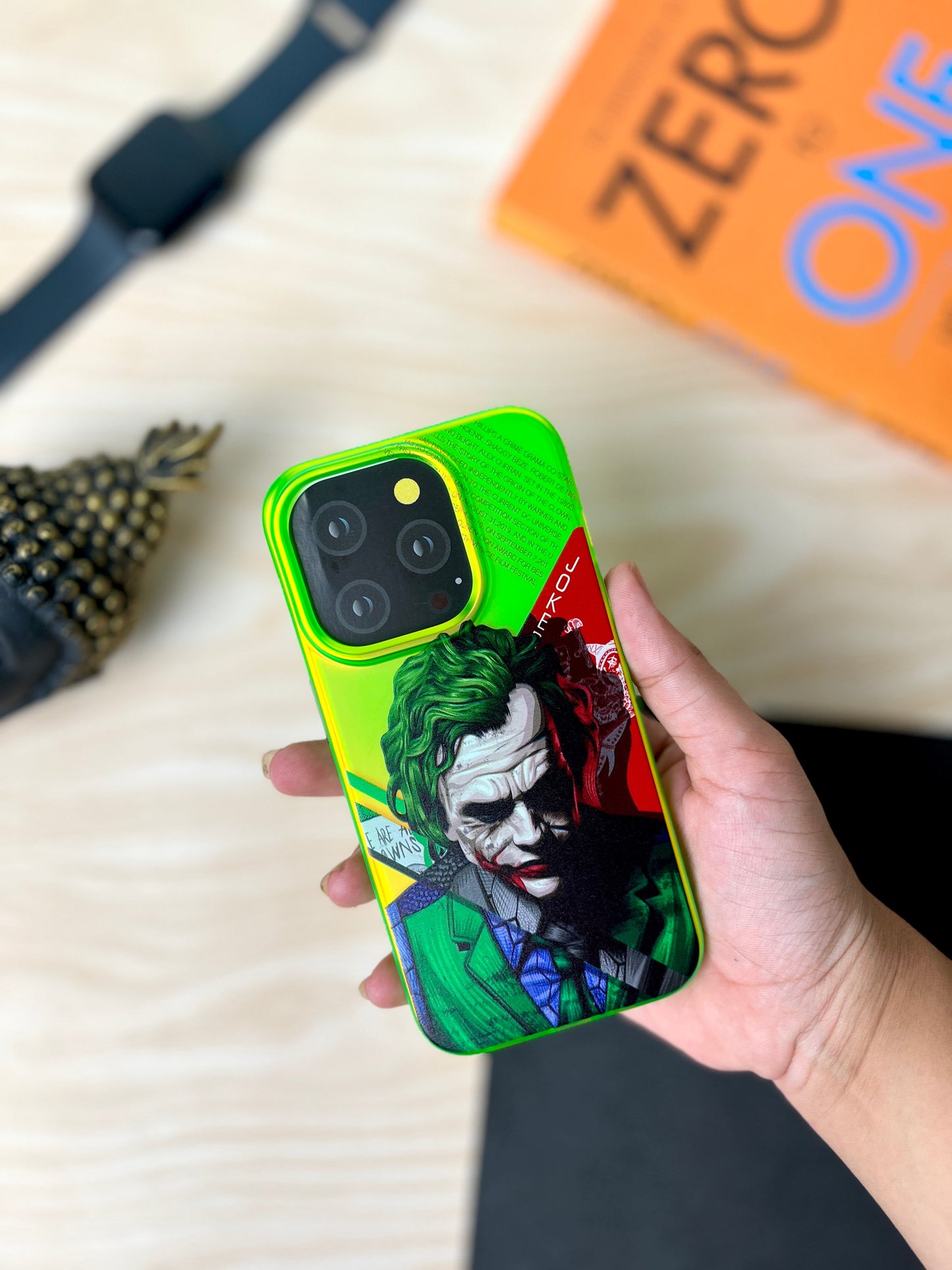 Jocker Face Neon Case For iPhone
