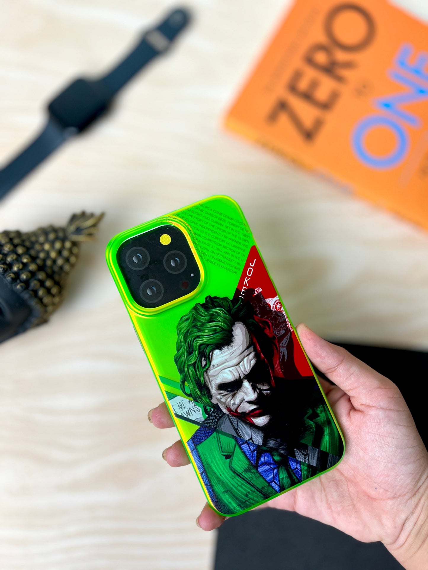 Jocker Face Neon Case For iPhone