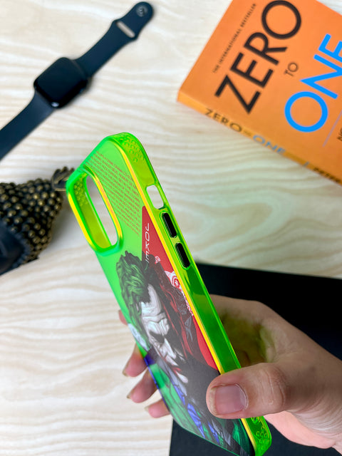 Jocker Face Neon Case For iPhone
