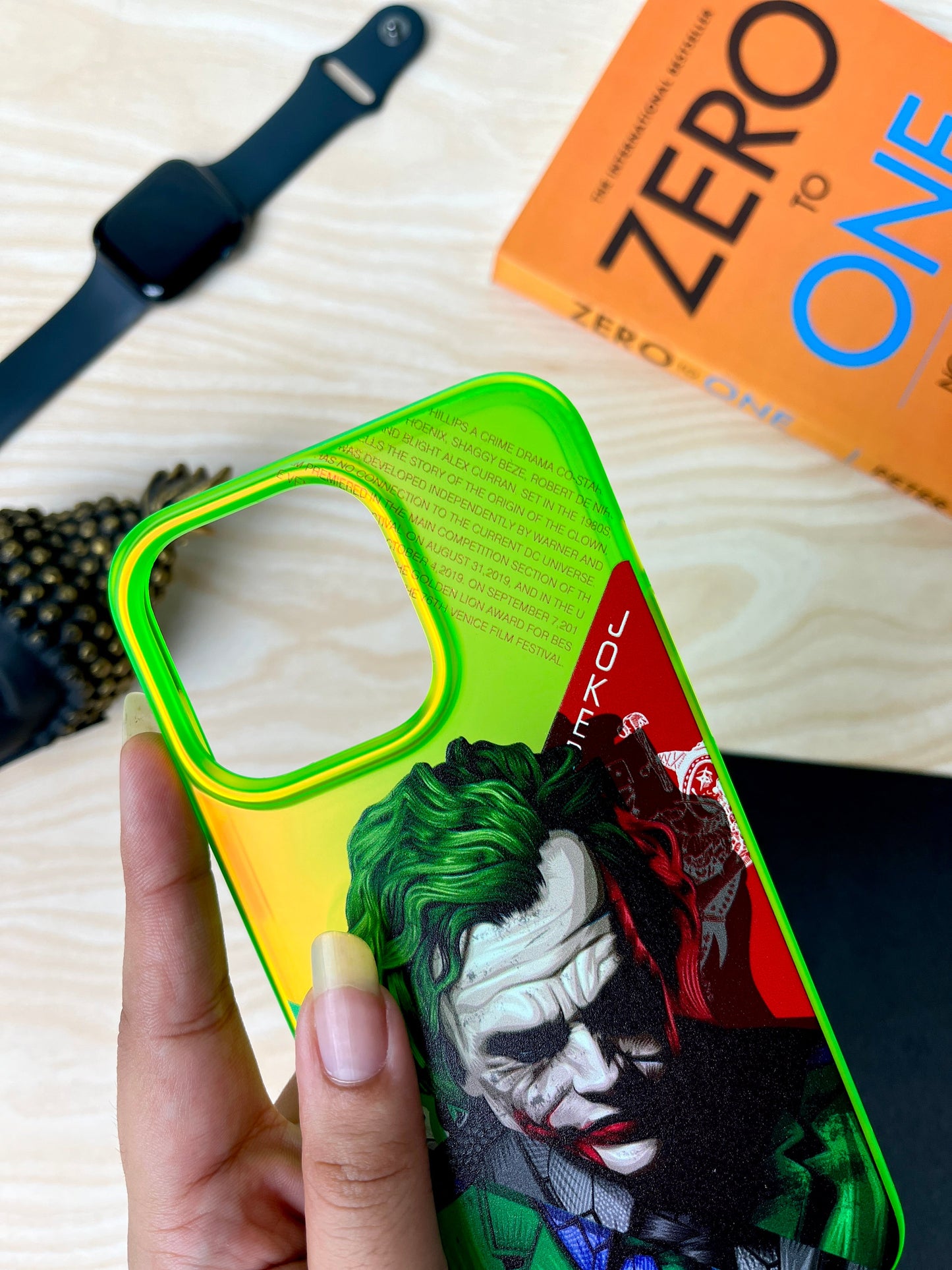 Jocker Face Neon Case For iPhone