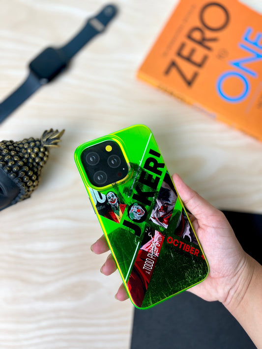 Jocker Octiber Neon Case For iPhone