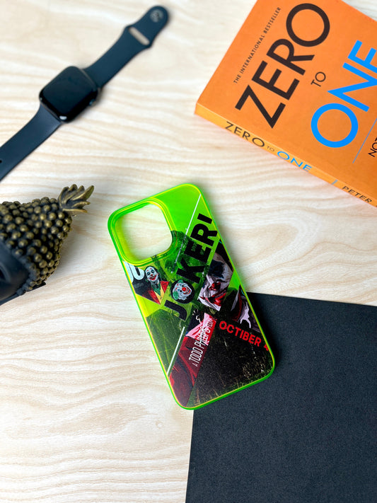 Jocker Octiber Neon Case For iPhone