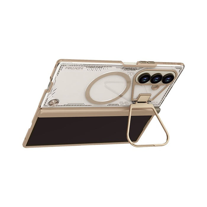Nillkin Brown Iceblade CamProp MagSafe Compatible Case with Hidden Stand for Samsung Galaxy Z Fold7