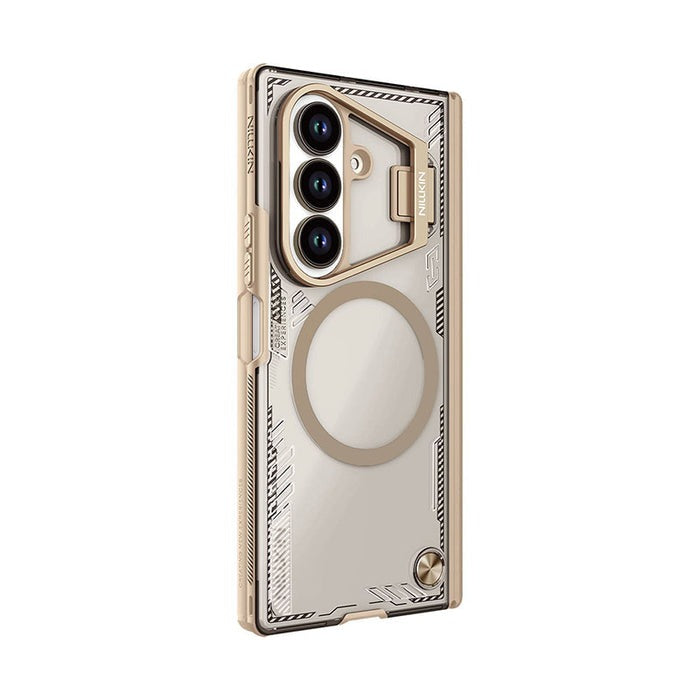 Nillkin Brown Iceblade CamProp MagSafe Compatible Case with Hidden Stand for Samsung Galaxy Z Fold7