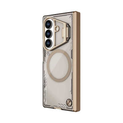 Nillkin Brown Iceblade CamProp MagSafe Compatible Case with Hidden Stand for Samsung Galaxy Z Fold7