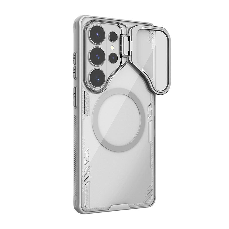Nillkin MagSafe® Compatible Iceblade CamProp Case with Transparent Camera Cover for Samsung Galaxy S26 Ultra - Grey