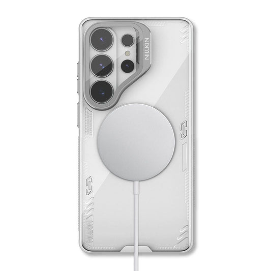 Nillkin MagSafe® Compatible Iceblade CamProp Case with Transparent Camera Cover for Samsung Galaxy S26 Ultra - Grey