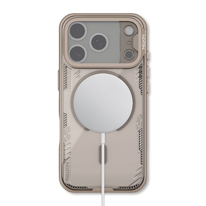Nillkin MagSafe® Compatible Iceblade CamProp Case with Transparent Camera Cover for iPhone 17 Pro Max - Brown