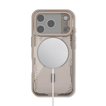 Nillkin MagSafe® Compatible Iceblade CamProp Case with Transparent Camera Cover for iPhone 17 Pro - Brown