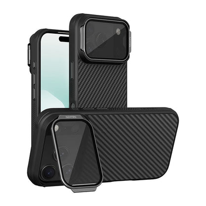 Nillkin MagSafe® Compatible Kevlar® Case with Tinted Clear Camera Cover for iPhone 17 Pro Max