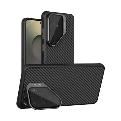 Nillkin MagSafe® Compatible Kevlar® Case with Tinted Clear Camera Cover for Samsung Galaxy S26 Ultra