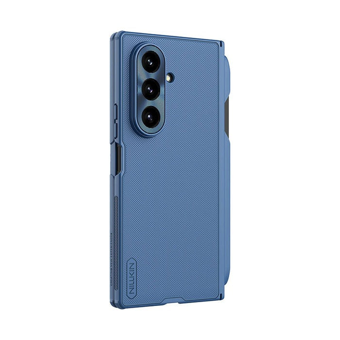 Nillkin Blue Super Frosted Shield Fold Magnetic Matte case with Stylus Pen for Samsung Galaxy Z Fold7
