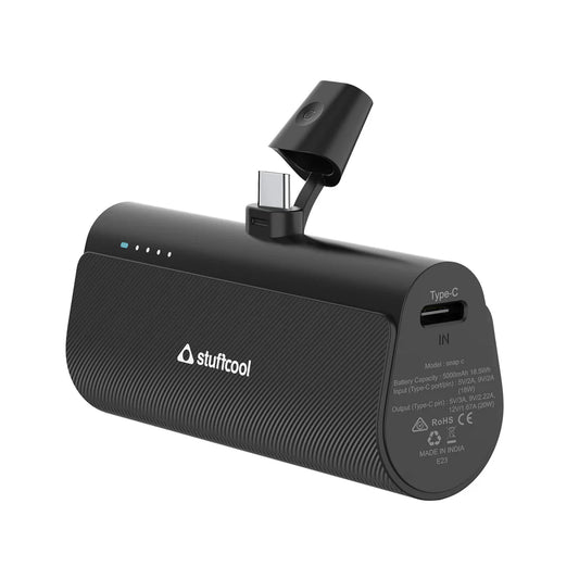 Stuffcool Snap Type C 5000mAh Powerbank
