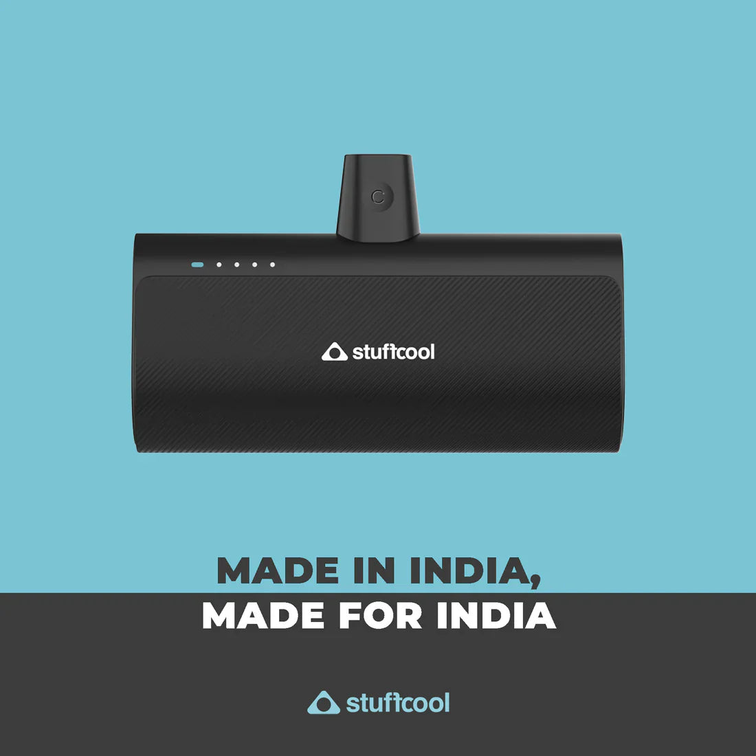 Stuffcool Snap Type C 5000mAh Powerbank