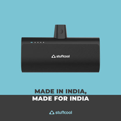 Stuffcool Snap Type C 5000mAh Powerbank