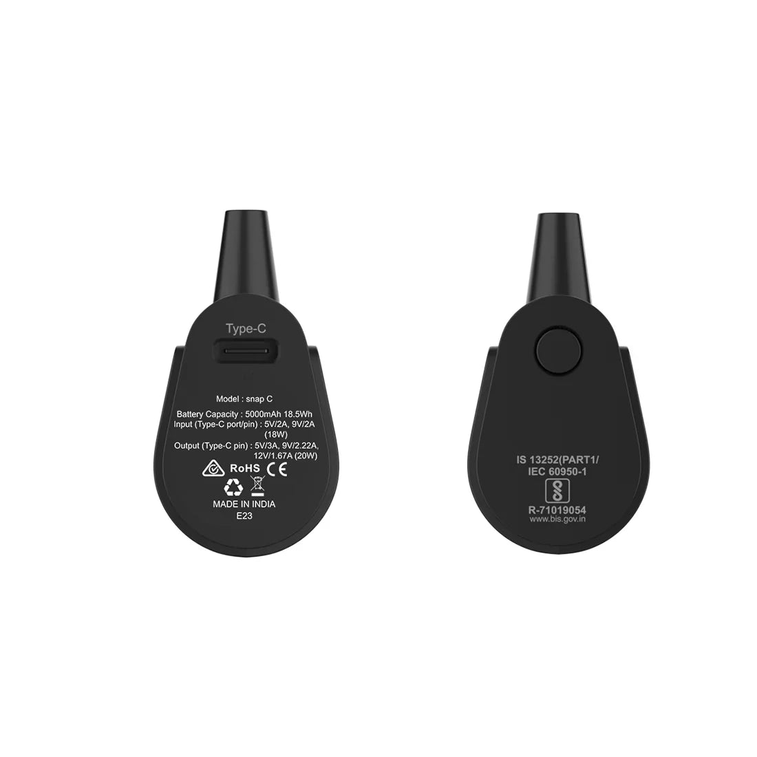 Stuffcool Snap Type C 5000mAh Powerbank