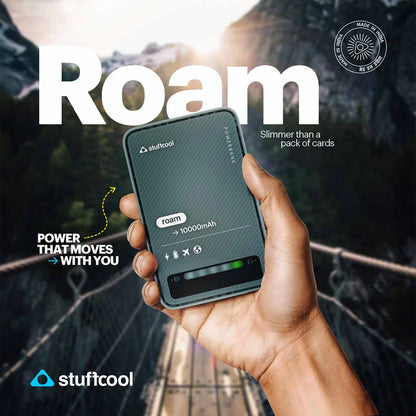 Stuffcool Roam 10000mAh Mini wired Powerbank with 20W Type C Output