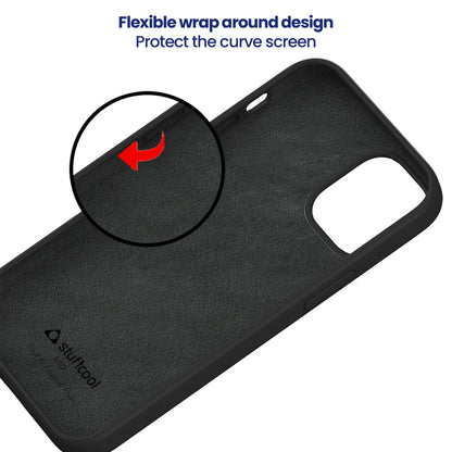 Stuffcool Black Silo Soft & Smooth Case for iPhone 12 Pro Max