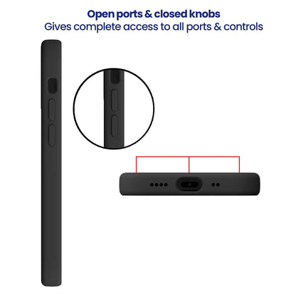 Stuffcool Black Silo Soft & Smooth Case for iPhone 12 Pro Max