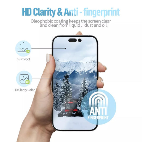 Blueo HD 2.5D Privacy Tempered Glass Screen Protector for iPhone