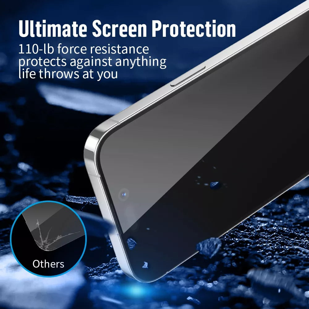 Blueo Anti Static HD 2.5 D Tempered Glass for iPhone