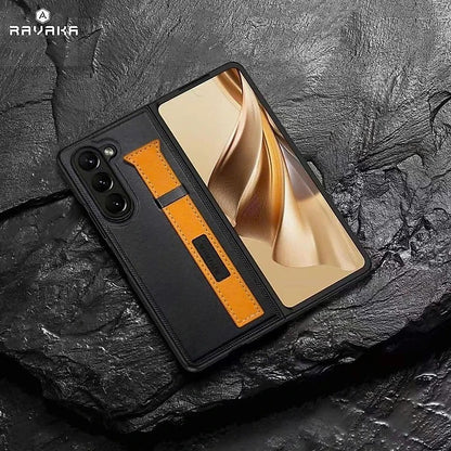 RAVAKA Lucas Leather case with Strap for Samsung Galaxy Z Fold7