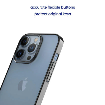 Stuffcool Chrome Transparent Back Cover Case for iPhone