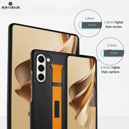 RAVAKA Lucas Leather case with Strap for Samsung Galaxy Z Fold7