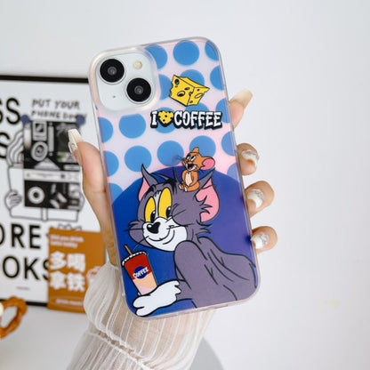 Tom and Jeryy case with Keychain case for iPhone