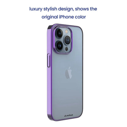 Stuffcool Chrome Transparent Back Cover Case for iPhone