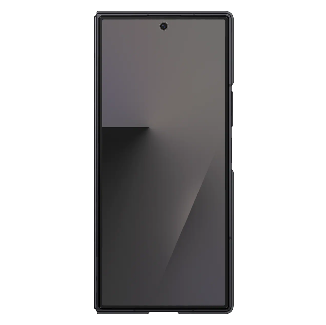 Black Silicone case with Kickstand for Samsung Galaxy Z Fold7