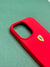 Ferrari Red Silicone Velvet Touch Case For iPhone
