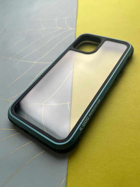 K-Doo Ares Green Machined Aluminium Bumper Case for iPhone